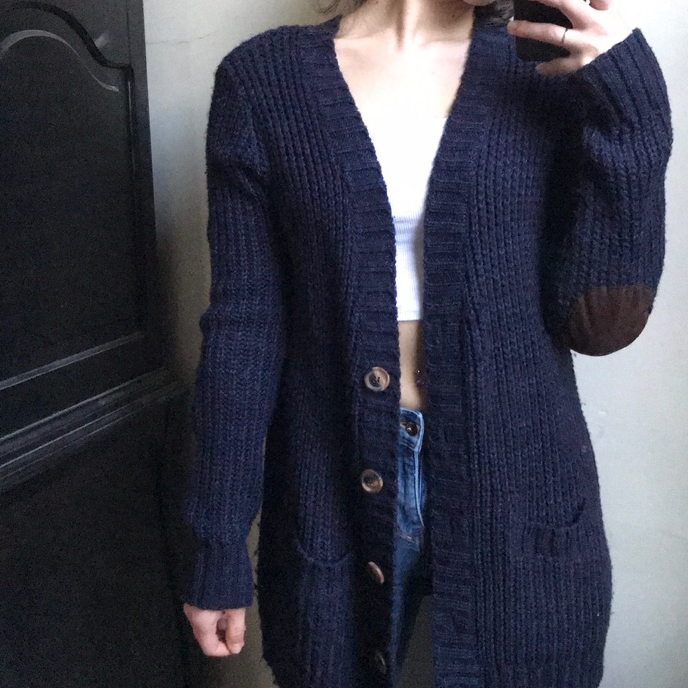 Navy Cardigan